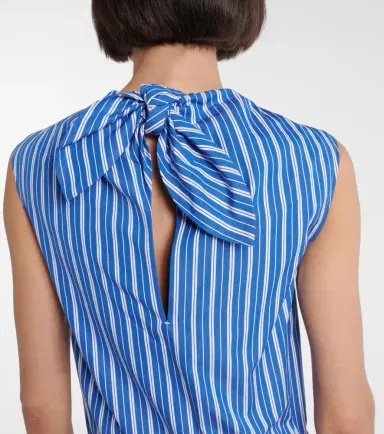 Patou Striped cotton shirt dress | Thumbnail 4 Patou Striped cotton shirt dress | Thumbnail 4