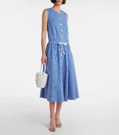 Patou Striped cotton shirt dress | Thumbnail 5 Patou Striped cotton shirt dress | Thumbnail 5