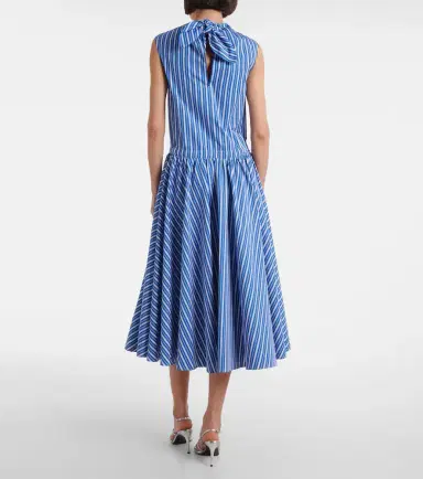 Patou Striped cotton shirt dress | Thumbnail 6 Patou Striped cotton shirt dress | Thumbnail 6