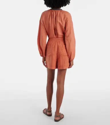 Brunello Cucinelli Linen and cotton Bermuda shorts | Thumbnail 2 Brunello Cucinelli Linen and cotton Bermuda shorts | Thumbnail 2