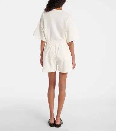 Brunello Cucinelli High-rise cotton shorts | Thumbnail 3 Brunello Cucinelli High-rise cotton shorts | Thumbnail 3