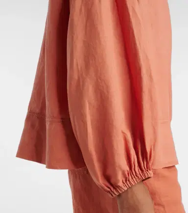 Brunello Cucinelli Monili linen and cotton top | Thumbnail 3 Brunello Cucinelli Monili linen and cotton top | Thumbnail 3