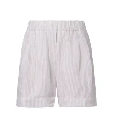 Brunello Cucinelli Striped linen Bermuda shorts | Thumbnail 1 Brunello Cucinelli Striped linen Bermuda shorts | Thumbnail 1