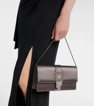 Manolo Blahnik Capri embellished satin clutch | Thumbnail 5 Manolo Blahnik Capri embellished satin clutch | Thumbnail 5