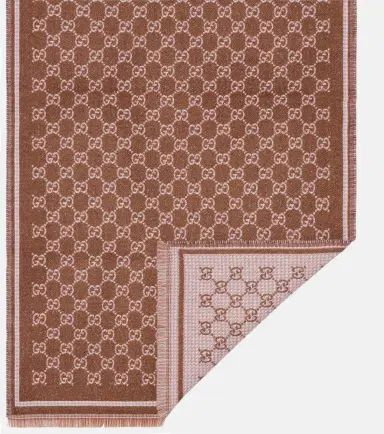 Gucci GG wool-blend jacquard scarf | Thumbnail 2 Gucci GG wool-blend jacquard scarf | Thumbnail 2