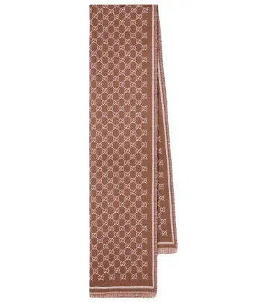 Gucci GG wool-blend jacquard scarf | Thumbnail 1 Gucci GG wool-blend jacquard scarf | Thumbnail 1