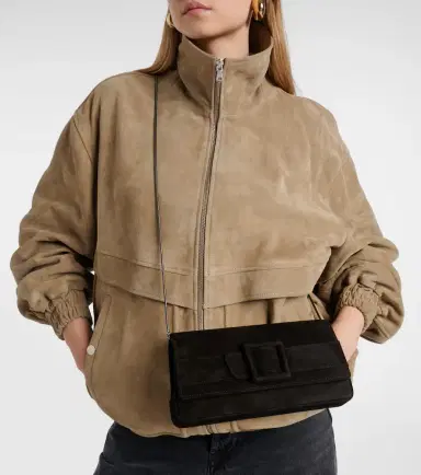 Manolo Blahnik Maygot suede clutch | Thumbnail 5 Manolo Blahnik Maygot suede clutch | Thumbnail 5