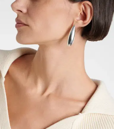 Bottega Veneta Sterling silver earrings | Thumbnail 6 Bottega Veneta Sterling silver earrings | Thumbnail 6