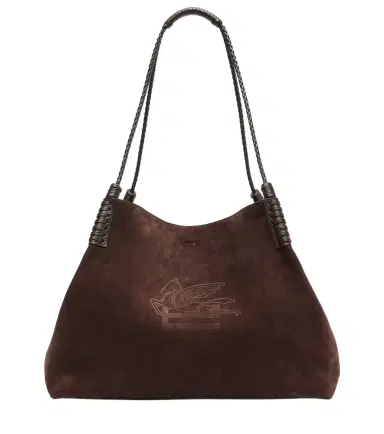 Etro Libra Medium suede tote bag | Thumbnail 1 Etro Libra Medium suede tote bag | Thumbnail 1