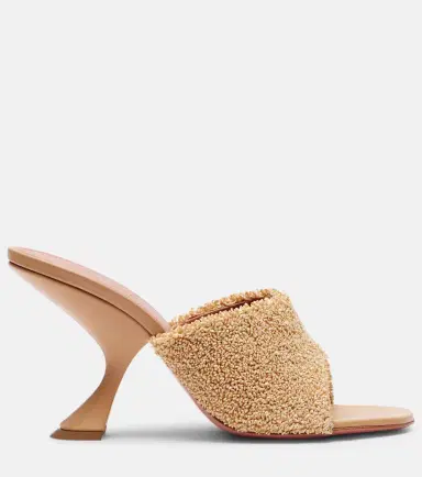 Amina Muaddi Taylor 90 raffia-effect mules | Thumbnail 2 Amina Muaddi Taylor 90 raffia-effect mules | Thumbnail 2