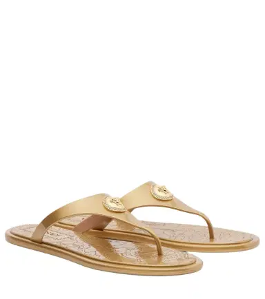 Versace Alia Medusa thong sandals | Thumbnail 1 Versace Alia Medusa thong sandals | Thumbnail 1