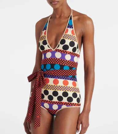 Valentino Escape belted polka-dot swimsuit | Thumbnail 3 Valentino Escape belted polka-dot swimsuit | Thumbnail 3
