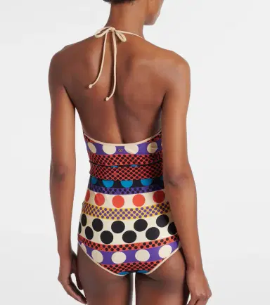 Valentino Escape belted polka-dot swimsuit | Thumbnail 4 Valentino Escape belted polka-dot swimsuit | Thumbnail 4