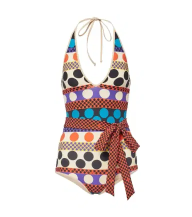 Valentino Escape belted polka-dot swimsuit | Thumbnail 1 Valentino Escape belted polka-dot swimsuit | Thumbnail 1