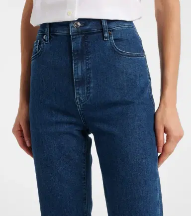 Frame Icon cropped mid-rise straight jeans | Thumbnail 2 Frame Icon cropped mid-rise straight jeans | Thumbnail 2