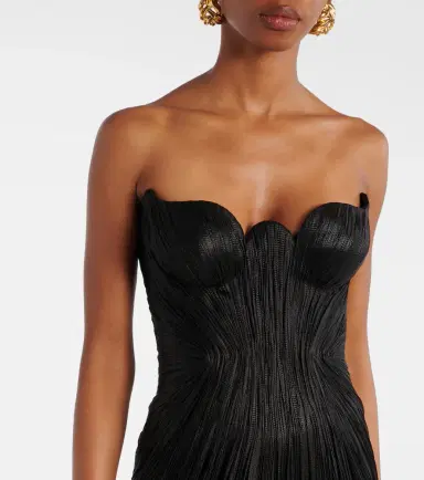 Maria Lucia Hohan Jasleen silk tulle corset gown | Thumbnail 3 Maria Lucia Hohan Jasleen silk tulle corset gown | Thumbnail 3