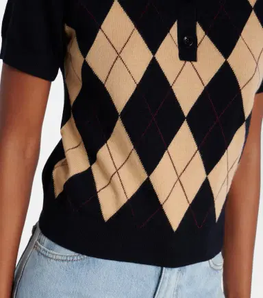 Frame Argyle wool polo shirt | Thumbnail 6 Frame Argyle wool polo shirt | Thumbnail 6