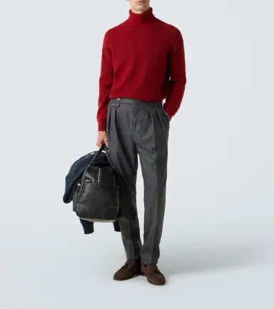 Brunello Cucinelli Alpaca wool, silk, and cotton-blend sweater | Thumbnail 4 Brunello Cucinelli Alpaca wool, silk, and cotton-blend sweater | Thumbnail 4