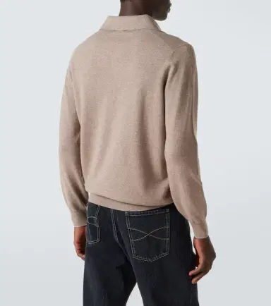 Brunello Cucinelli Cashmere polo sweater | Thumbnail 5 Brunello Cucinelli Cashmere polo sweater | Thumbnail 5