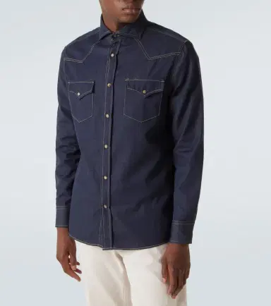 Brunello Cucinelli Denim shirt | Thumbnail 6 Brunello Cucinelli Denim shirt | Thumbnail 6