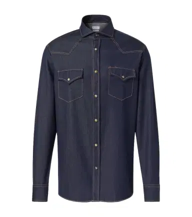 Brunello Cucinelli Denim shirt | Thumbnail 1 Brunello Cucinelli Denim shirt | Thumbnail 1