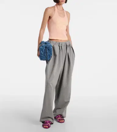 Loewe Flamenco Medium denim clutch | Thumbnail 6 Loewe Flamenco Medium denim clutch | Thumbnail 6