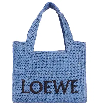 Loewe Paula's Ibiza Mini logo raffia top-handle bag | Thumbnail 1 Loewe Paula's Ibiza Mini logo raffia top-handle bag | Thumbnail 1