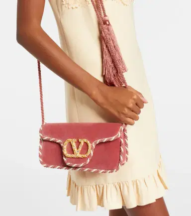 Valentino Garavani Locò Mini embellished velvet clutch | Thumbnail 6 Valentino Garavani Locò Mini embellished velvet clutch | Thumbnail 6