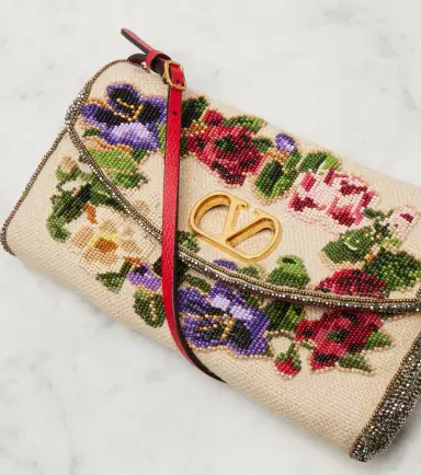 Valentino Garavani DeVain Small beaded shoulder bag | Thumbnail 4 Valentino Garavani DeVain Small beaded shoulder bag | Thumbnail 4