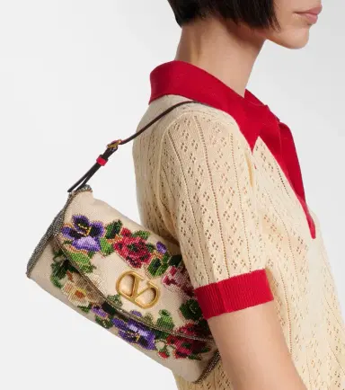 Valentino Garavani DeVain Small beaded shoulder bag | Thumbnail 5 Valentino Garavani DeVain Small beaded shoulder bag | Thumbnail 5