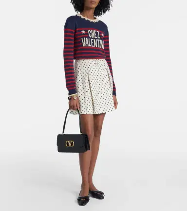 Valentino Garavani Vain Small VLogo leather shoulder bag | Thumbnail 7 Valentino Garavani Vain Small VLogo leather shoulder bag | Thumbnail 7