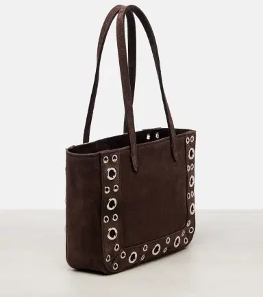 Valentino Garavani Nellcôte Mini embellished suede tote bag | Thumbnail 4 Valentino Garavani Nellcôte Mini embellished suede tote bag | Thumbnail 4