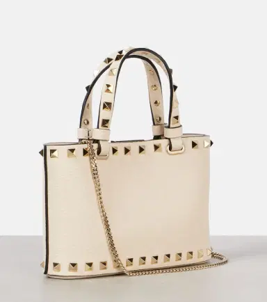 Valentino Garavani Rockstud Mini leather tote bag | Thumbnail 3 Valentino Garavani Rockstud Mini leather tote bag | Thumbnail 3