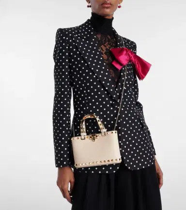 Valentino Garavani Rockstud Mini leather tote bag | Thumbnail 5 Valentino Garavani Rockstud Mini leather tote bag | Thumbnail 5