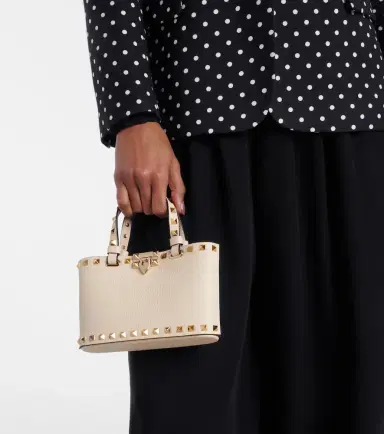Valentino Garavani Rockstud Mini leather tote bag | Thumbnail 7 Valentino Garavani Rockstud Mini leather tote bag | Thumbnail 7