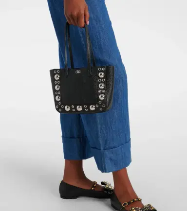 Valentino Garavani Nellcôte Mini embellished leather shopper | Thumbnail 5 Valentino Garavani Nellcôte Mini embellished leather shopper | Thumbnail 5