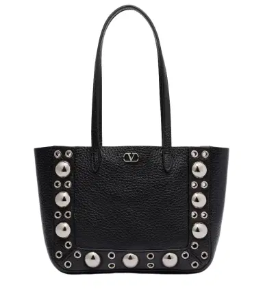 Valentino Garavani Nellcôte Mini embellished leather shopper | Thumbnail 1 Valentino Garavani Nellcôte Mini embellished leather shopper | Thumbnail 1