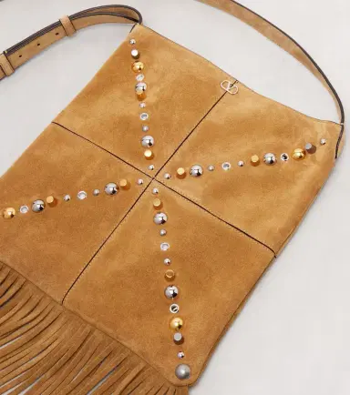 Valentino Garavani Nellcôte Medium suede shoulder bag | Thumbnail 2 Valentino Garavani Nellcôte Medium suede shoulder bag | Thumbnail 2