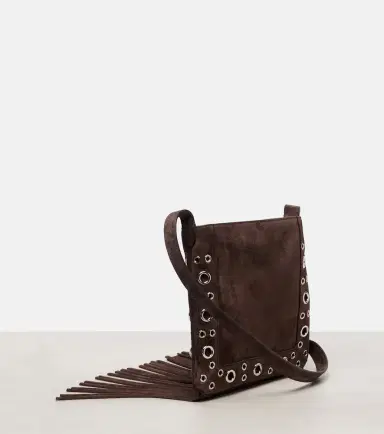Valentino Garavani Nellcôte Small fringed suede shoulder bag | Thumbnail 4 Valentino Garavani Nellcôte Small fringed suede shoulder bag | Thumbnail 4