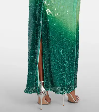 Simkhai Translucent sequined semi-sheer gown | Thumbnail 5 Simkhai Translucent sequined semi-sheer gown | Thumbnail 5