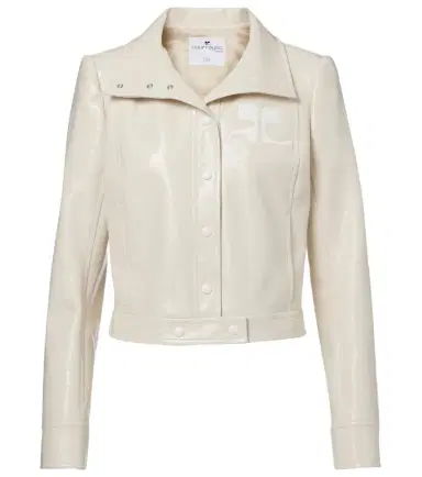 Courrèges Courrèges Logo faux leather jacket | Thumbnail 1 Courrèges Courrèges Logo faux leather jacket | Thumbnail 1