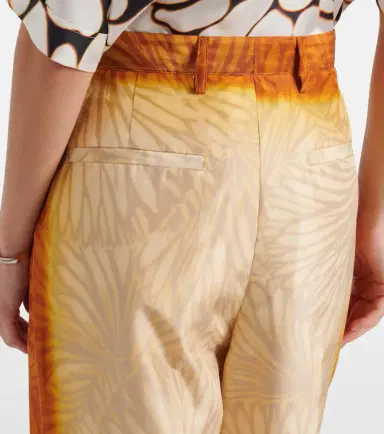 Dries Van Noten Porters printed silk wide-leg pants | Thumbnail 2 Dries Van Noten Porters printed silk wide-leg pants | Thumbnail 2