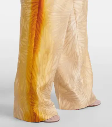 Dries Van Noten Porters printed silk wide-leg pants | Thumbnail 3 Dries Van Noten Porters printed silk wide-leg pants | Thumbnail 3