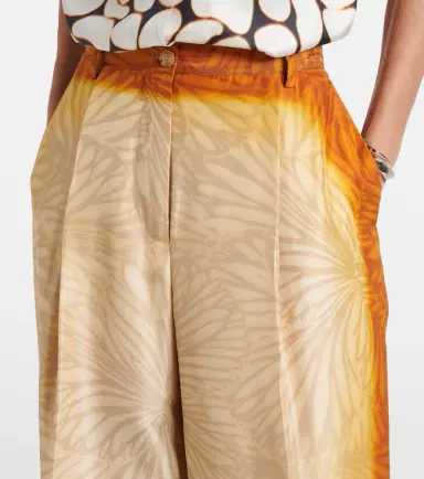 Dries Van Noten Porters printed silk wide-leg pants | Thumbnail 5 Dries Van Noten Porters printed silk wide-leg pants | Thumbnail 5
