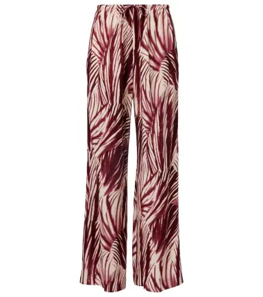 Dries Van Noten Printed crêpe wide-leg pants | Thumbnail 1 Dries Van Noten Printed crêpe wide-leg pants | Thumbnail 1