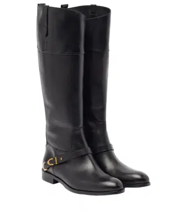 Golden Goose Charlie leather knee-high boots | Thumbnail 1 Golden Goose Charlie leather knee-high boots | Thumbnail 1