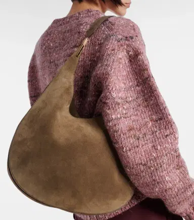 Savette Florence Medium suede shoulder bag | Thumbnail 4 Savette Florence Medium suede shoulder bag | Thumbnail 4
