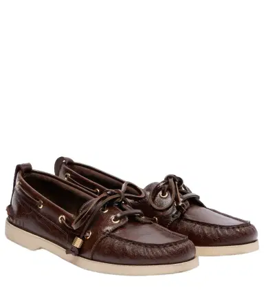 Golden Goose Leather boat shoes | Thumbnail 1 Golden Goose Leather boat shoes | Thumbnail 1