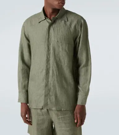 Saman Amel Resort linen shirt | Thumbnail 2 Saman Amel Resort linen shirt | Thumbnail 2