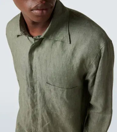 Saman Amel Resort linen shirt | Thumbnail 3 Saman Amel Resort linen shirt | Thumbnail 3
